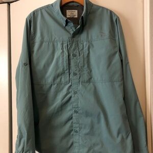 LL Bean Tropicwear Pro Stretch Shirt, Long-Sleeve